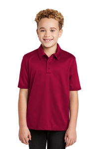 Port Authority Youth Silk Touch Performance Polo - Red