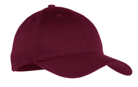 Port Authority Youth Six-Panel Twill Cap - Maroon