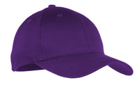 Port Authority Youth Six-Panel Twill Cap - Purple