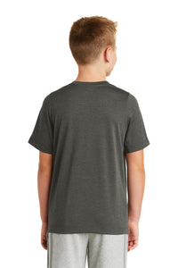 New Era  Youth Series Performance Crew Tee - Graphite Back