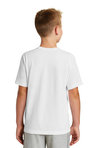 New Era  Youth Series Performance Crew Tee - White Solid Back