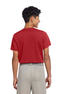 Sport-Tek Youth PosiCharge Tough Mesh Full-Button Jersey YST220 - True Red Back