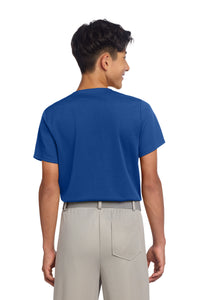 Sport-Tek Youth PosiCharge Tough Mesh Full-Button Jersey YST220 - True Royal Back