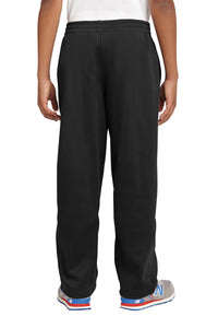 Sport-Tek Youth Sport-Wick Fleece Pant - Black Back