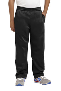 Sport-Tek Youth Sport-Wick Fleece Pant - Black