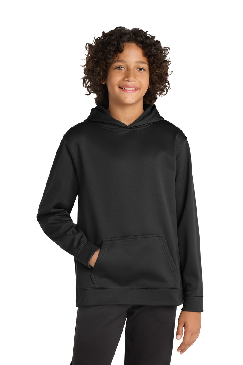 Sport-Tek Youth Sport-Wick Fleece Hooded Pullover