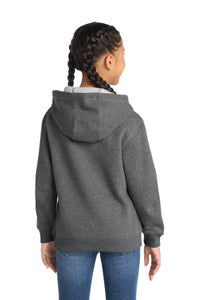 Sport-Tek Youth Pullover Hooded Sweatshirt - Vintage Heather Back
