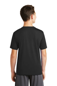 DISCONTINUED Sport-Tek Youth PosiCharge Tough Tee - Black Back