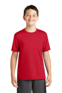 DISCONTINUED Sport-Tek Youth PosiCharge Tough Tee - Deep Red