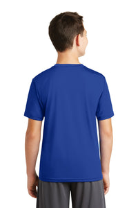 DISCONTINUED Sport-Tek Youth PosiCharge Tough Tee - True Royal Back