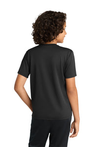 Sport-Tek Youth PosiCharge RacerMesh Tee - Black Back
