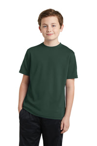 Sport-Tek Youth PosiCharge RacerMesh Tee - Dark Forest Green