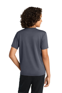 Sport-Tek Youth PosiCharge RacerMesh Tee - Graphite Back