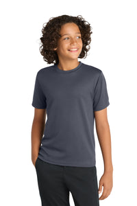 Sport-Tek Youth PosiCharge RacerMesh Tee - Graphite
