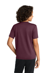Sport-Tek Youth PosiCharge RacerMesh Tee - Maroon Back