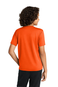 Sport-Tek Youth PosiCharge RacerMesh Tee - Neon Orange Back