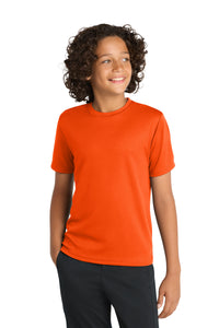 Sport-Tek Youth PosiCharge RacerMesh Tee - Neon Orange