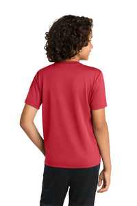 Sport-Tek Youth PosiCharge RacerMesh Tee - True Red Back