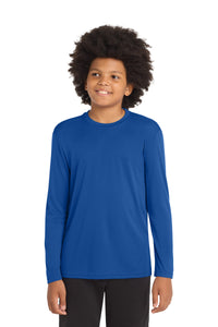 Sport-Tek Youth Long Sleeve PosiCharge Competitor Tee - True Royal