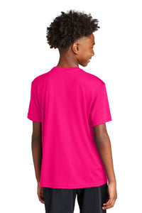 Sport-Tek Youth PosiCharge Competitor Tee - Pink Raspberry Back