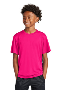 Sport-Tek Youth PosiCharge Competitor Tee - Pink Raspberry