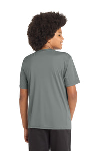 Sport-Tek Youth PosiCharge Competitor Tee - Grey Concrete Back