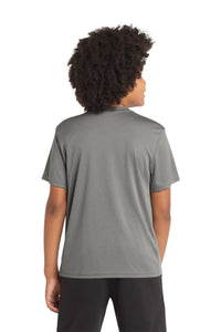 Sport-Tek Youth PosiCharge Competitor Tee - Grey Concrete Heather Back