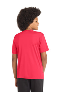 Sport-Tek Youth PosiCharge Competitor Tee - Hot Coral Back