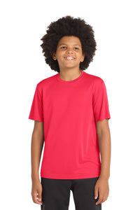 Sport-Tek Youth PosiCharge Competitor Tee - Hot Coral