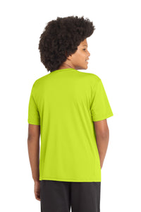 Sport-Tek Youth PosiCharge Competitor Tee - Neon Yellow Back