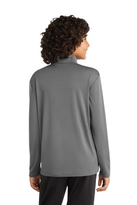 Sport-Tek  Youth PosiCharge  Competitor  1/4-Zip Pullover - Grey Concrete Back