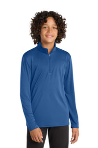 Sport-Tek  Youth PosiCharge  Competitor  1/4-Zip Pullover - Royal