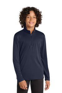 Sport-Tek  Youth PosiCharge  Competitor  1/4-Zip Pullover - True Navy