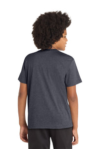 Sport-Tek Youth Heather Contender Tee - Graphite Heather Back