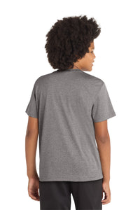 Sport-Tek Youth Heather Contender Tee - Vintage Heather Back