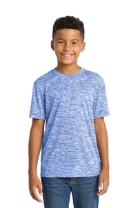 Sport-Tek Youth PosiCharge Electric Heather Tee - True Royal Electric