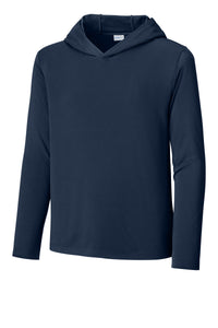 Sport-Tek Youth Posi-UV Pro Long Sleeve Hoodie YST420LSH - True Navy