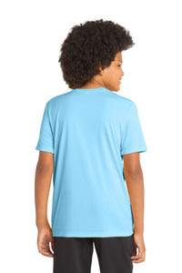 Sport-Tek  Youth Posi-UV Pro Tee - Light Blue Back