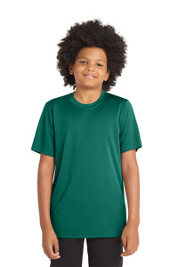 Sport-Tek  Youth Posi-UV Pro Tee - Marine Green
