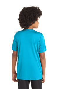Sport-Tek  Youth Posi-UV Pro Tee - Sapphire Back