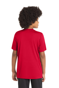 Sport-Tek  Youth Posi-UV Pro Tee - True Red Back