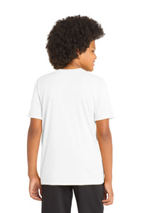 Sport-Tek  Youth Posi-UV Pro Tee - White Back