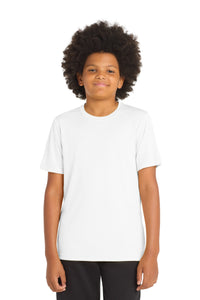 Sport-Tek  Youth Posi-UV Pro Tee - White