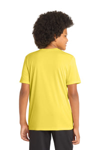 Sport-Tek  Youth Posi-UV Pro Tee - Yellow Back