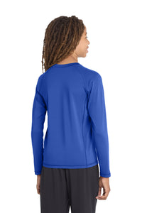 Sport-Tek  Youth Long Sleeve Rashguard Tee - True Royal Back