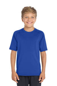 Sport-Tek  Youth Rashguard Tee - True Royal