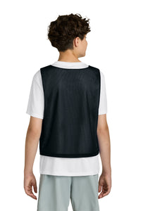 Sport-Tek Youth Lacrosse Reversible Pinnie YST512 - Black/ White Back