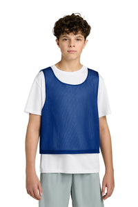 Sport-Tek Youth Lacrosse Reversible Pinnie YST512 - True Royal/ White