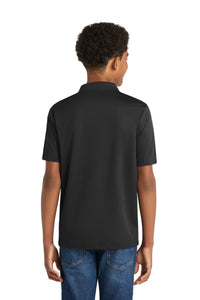 Sport-Tek Youth PosiCharge RacerMesh Polo - Black Back