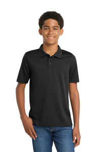 Sport-Tek Youth PosiCharge RacerMesh Polo - Black